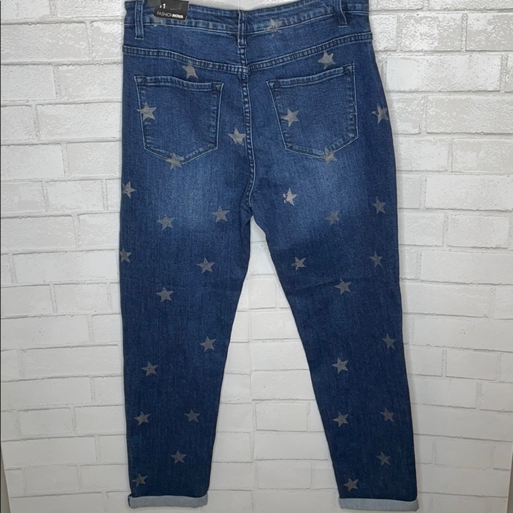 Fashion Nova Starry Night Boyfriend Jeans - Picture 6 of 12